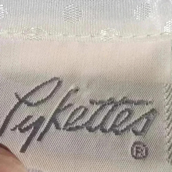 Vintage 70's Pykettes Striped Silky Button Down Top - M - Picture 11 of 11